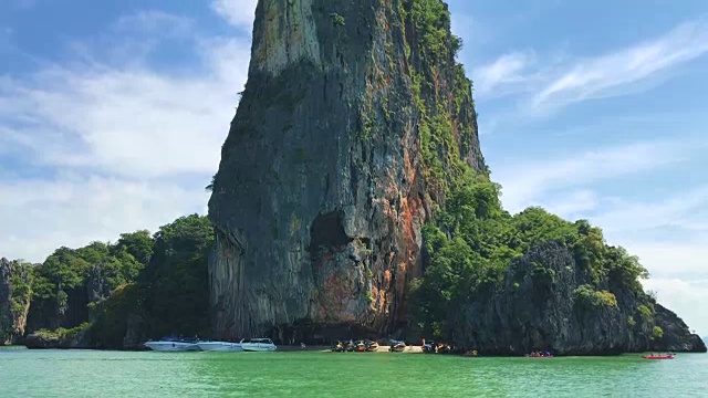 美丽的热带景观，泰国的岛屿视频素材