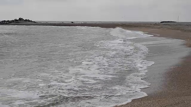 浪和风，海。视频素材