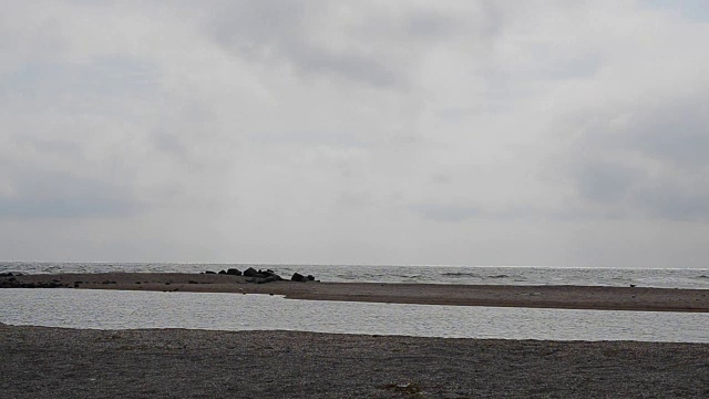 浪和风，海。视频素材