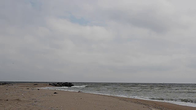 浪和风，海。视频素材