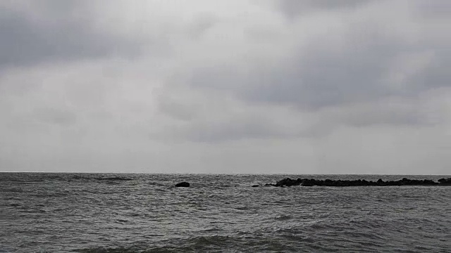 浪和风，海。视频素材