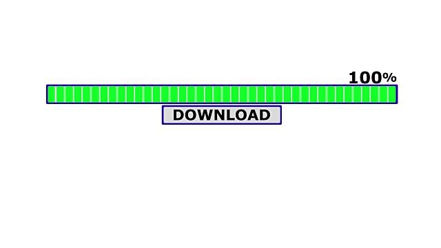 互联网下载进度条视频素材