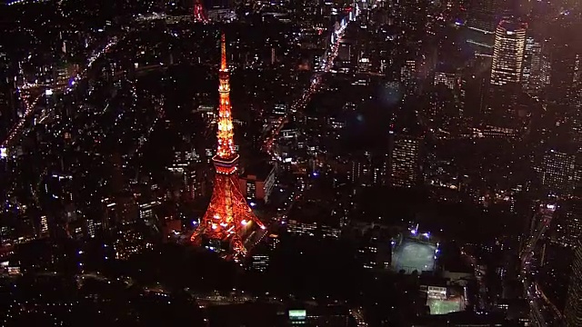 东京夜景，日本视频素材