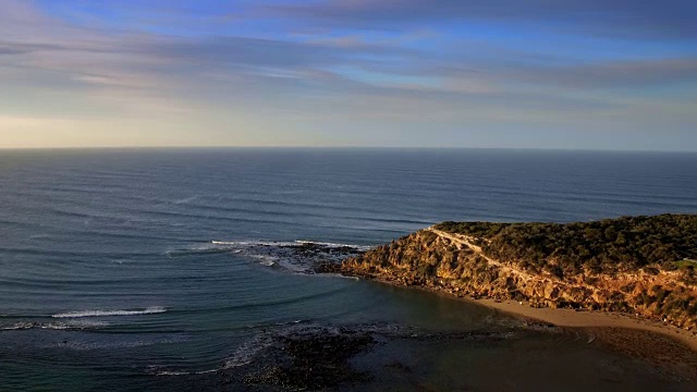 Barwon Heads海岸线，贝拉林半岛，澳大利亚，维多利亚视频素材