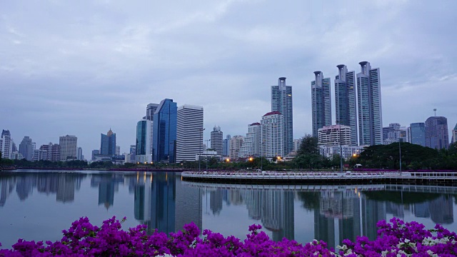 曼谷市景，4K时间推移剪辑视频素材