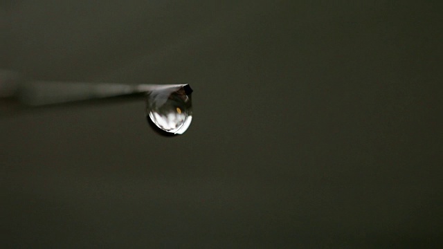 近距离的雨滴视频素材