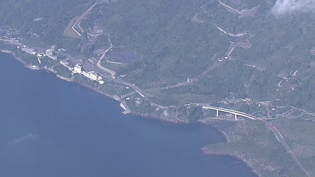 AERIAL，樱岛，鹿儿岛，日本视频素材