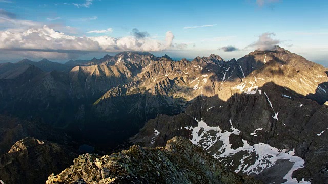 泰特拉山时间从雷希峰4K视频视频素材