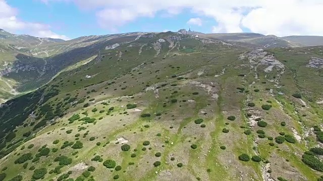 布吉高原和山脉，罗马尼亚，鸟瞰图视频素材