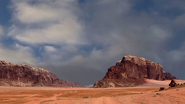 Wadi Rum沙漠，约旦，中东视频素材