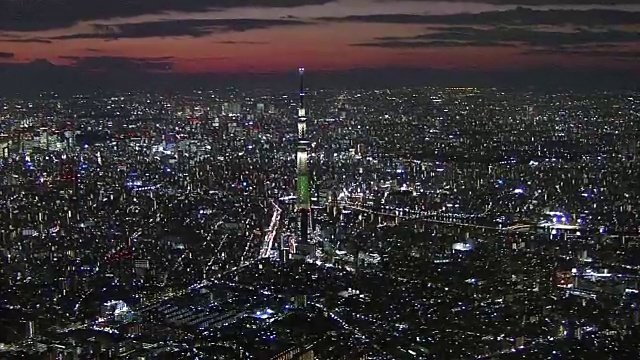 东京天空树，日本视频素材