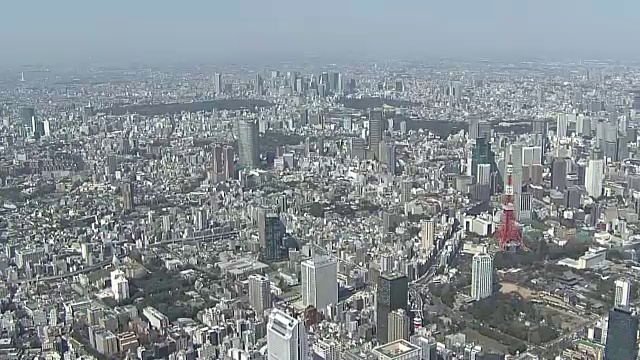 东京天际线，日本视频素材