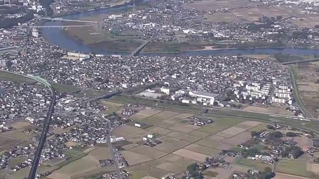 空中，中河，茨城市，日本视频素材