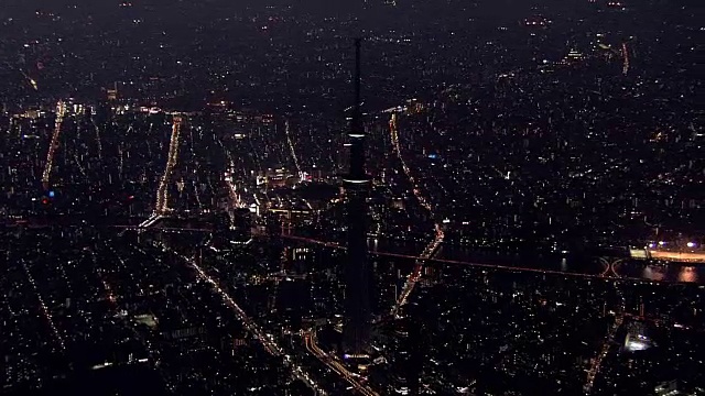 东京夜景，日本视频素材