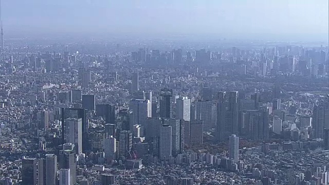 AERIAL，新宿，东京，日本视频素材