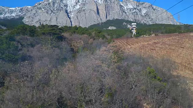 攀登埃佩特里山缆车视频素材