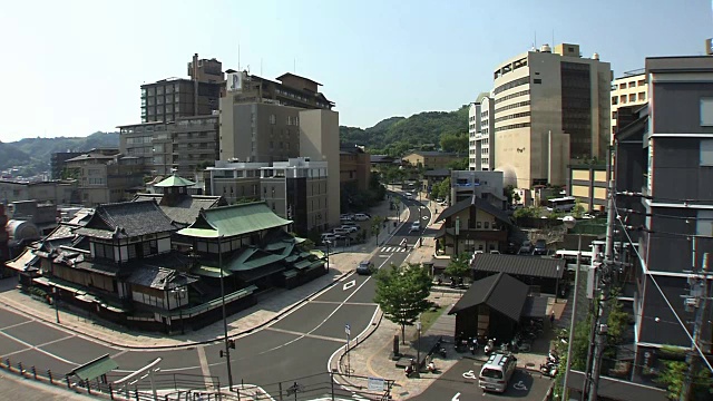 Dogo温泉，爱姬温泉，日本视频素材