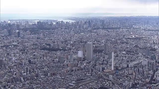 东京天际线，日本视频素材