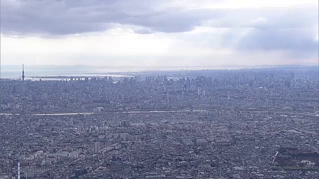 东京天际线，日本视频素材