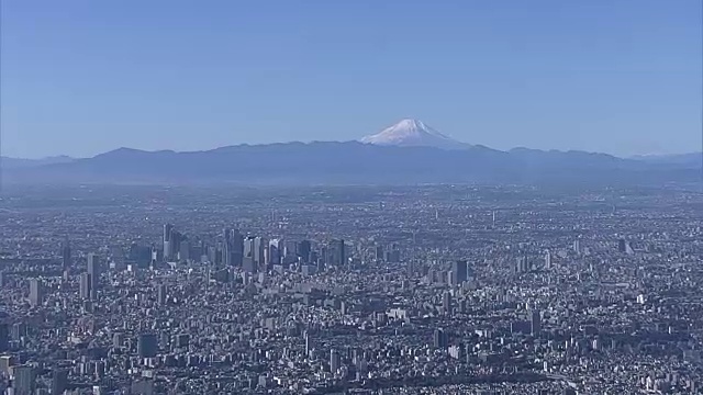 东京和富士山，日本视频素材