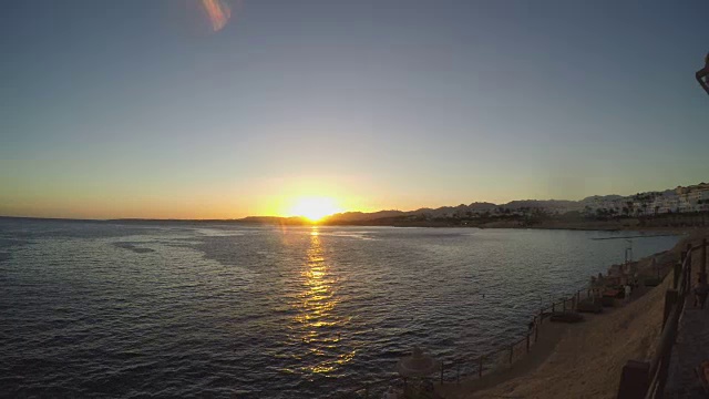 海上日落视频素材