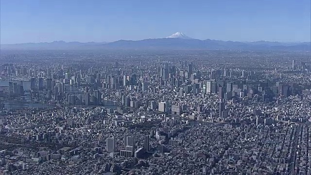 东京和富士山，日本视频素材