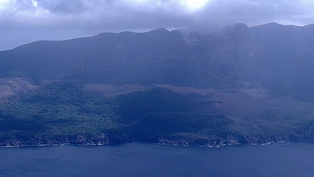 日本鹿儿岛，崎野寺岛，AERIAL视频素材