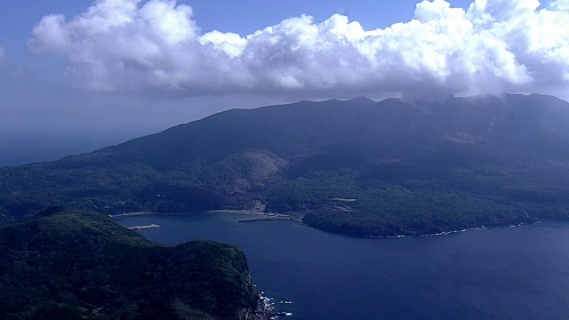 日本鹿儿岛，崎野寺岛，AERIAL视频素材