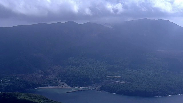 日本鹿儿岛，崎野寺岛，AERIAL视频素材