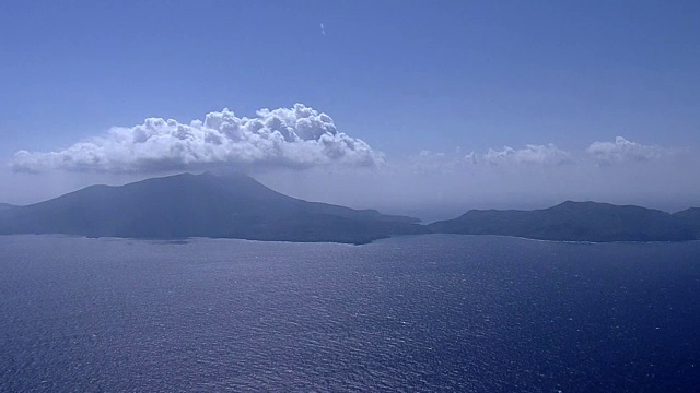 日本鹿儿岛，崎野寺岛，AERIAL视频素材