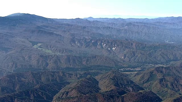 航空，东马山脉，日本视频素材