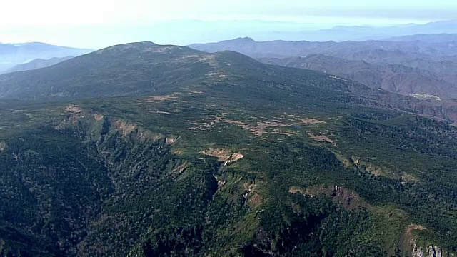 航空，东马山脉，日本视频素材