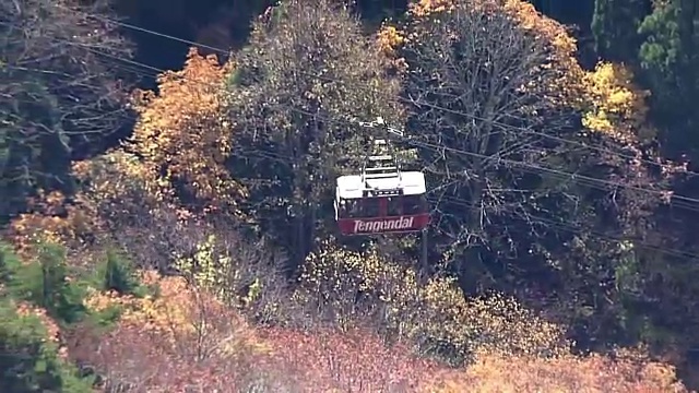 日本，山形，天源大高根索道视频素材