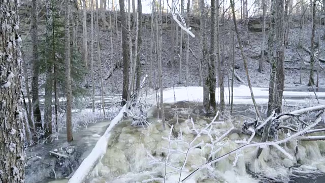 水来自拉赫马的河流视频素材