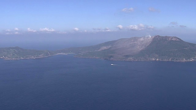 日本鹿儿岛，崎野寺岛，AERIAL视频素材