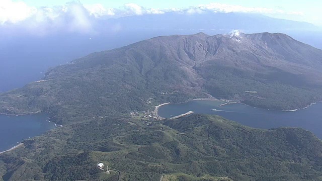 日本鹿儿岛，崎野寺岛，AERIAL视频素材