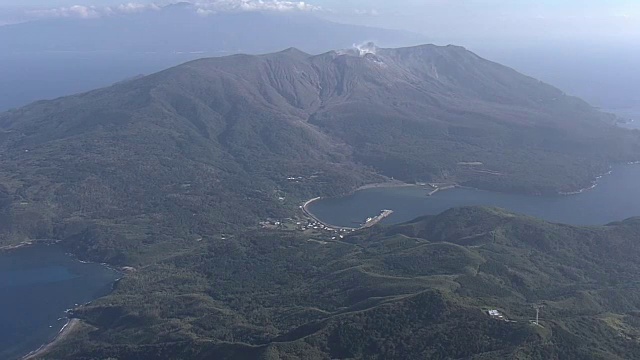 日本鹿儿岛，崎野寺岛，AERIAL视频素材