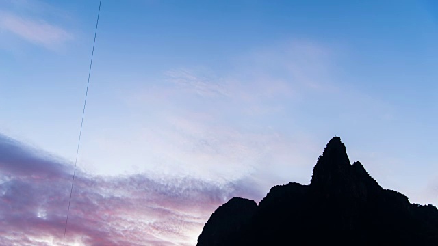 下一次日出，loei Phu Kradueng视频素材