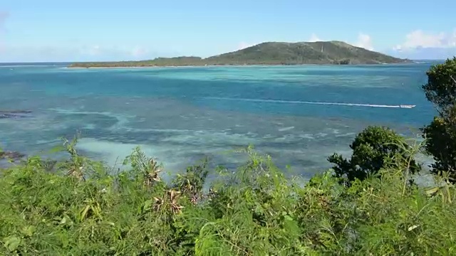 Yasawa岛的空中景观视频素材