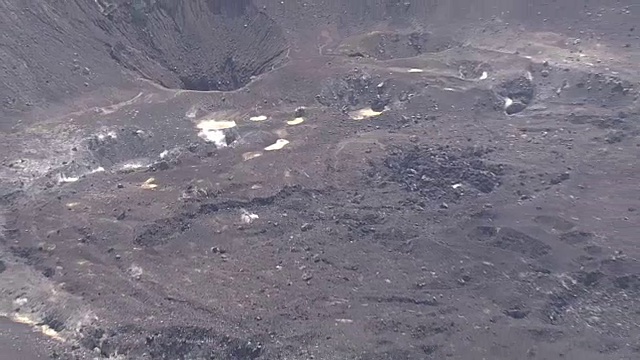 日本宫崎骏新moedake火山，AERIAL视频素材