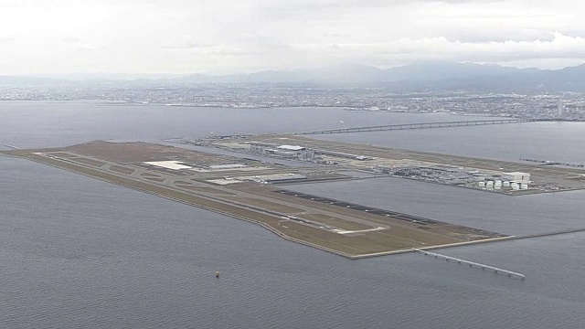 日本大阪关西国际机场视频素材