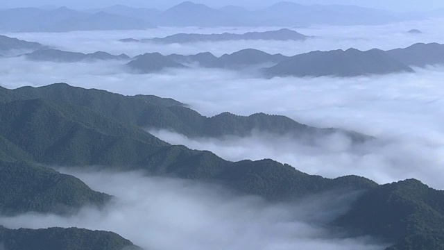 高空，云海山，兵库县，日本视频素材