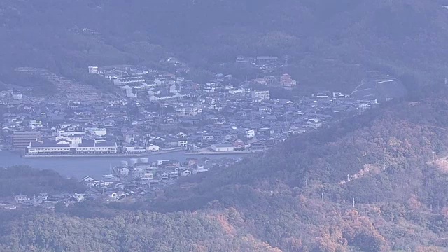 航拍，香川香岛，日本视频素材