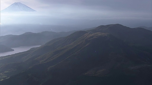 航空，箱根山，神奈川县，日本视频素材