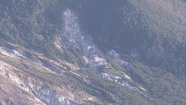 航空，大浪谷，火山谷，神奈川，日本视频素材