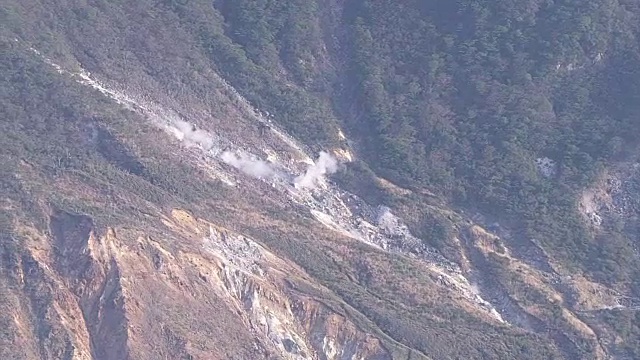 航空，大浪谷，火山谷，神奈川，日本视频素材