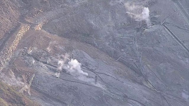 航空，大浪谷，火山谷，神奈川，日本视频素材