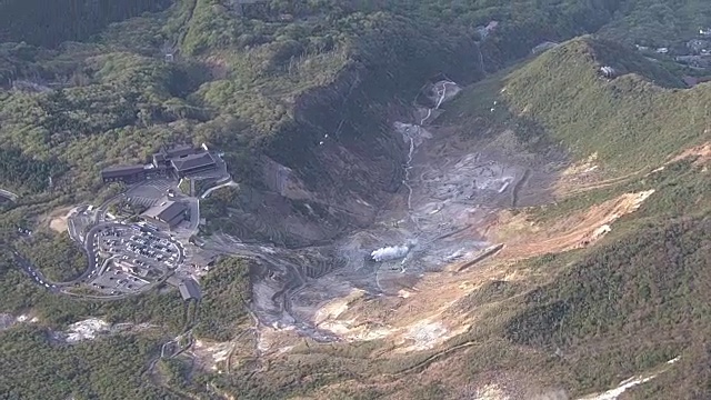 航空，大浪谷，火山谷，神奈川，日本视频素材