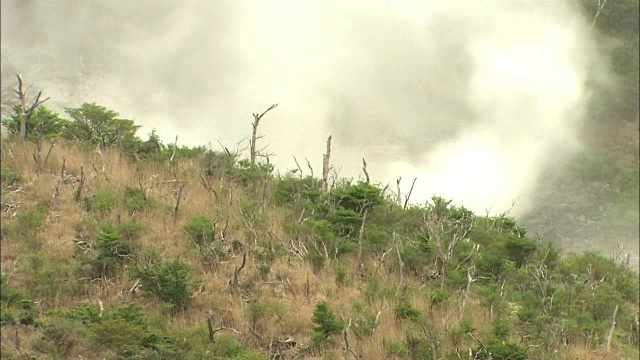 日本神奈川火山谷大浪谷视频素材