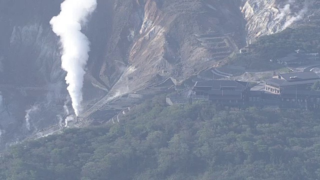 航空，大浪谷，火山谷，神奈川，日本视频素材